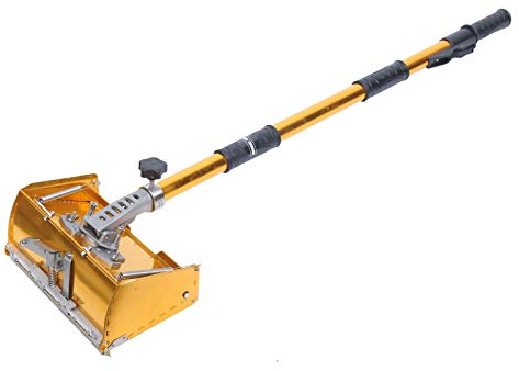 9 Trockenbau Kelle Drywall Flat Finishing werkzeuge Eckrolle mit 40''- 63,8'' Verstellbarer Griff Schnell-Teleskopschalter
