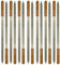 Kebab Grillspieße Edelstahl – Flache BBQ Spieße, 600mm Lang, 23mm Breit und 2mm Stark, Rostfrei & Wiederverwendbar, Perfekt für Kebab, Fleisch & Gemüse, Ideal für Grill, Barbecue & Camping (14)