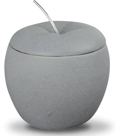 Brûle Parfum Apple d'Amour - Fondant-brännare doftvax - diffusor eterisk olja och doft av atmosfär - aromaterapi ljusstake cementplatta värmehållare - höjd: 12 cm - Zen'Arôme
