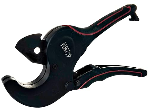 BOOPARTS - Cortador de tubos - Pinza de corte de tubo de trinquete para tubería multicapa de diámetro hasta 42 mm, adecuada para tubos PEX PER PERT y PEX-AL-PEX