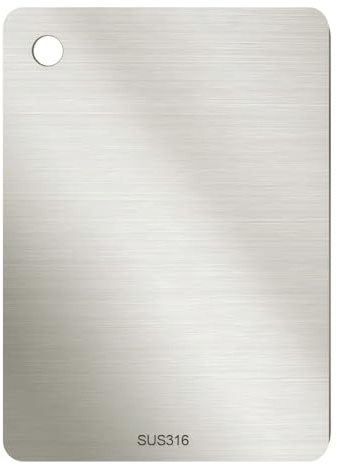 Tagliere in Acciaio Inox Alimentare, Rivestimento in Titanio, Antibatterico e Resistente, Ideale per Cucina Professionale e Domestica, Spianatoia in Acciaio (29 * 20cm)