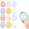 Schwämme Puderquaste,12 Stück mit Fingerhalter Gurt Mini Beauty Blender Gesicht Augen Make-up Pads für flüssige Foundation Halloween Kostüm Festival Make Up Kosmetik Nass Trocken Werkzeug