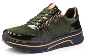 ARA Sapporo 3.0 Sneaker, Forest, Fango, Mocca, 35 EU, Forest Fango Mocca, 35 EU Larga
