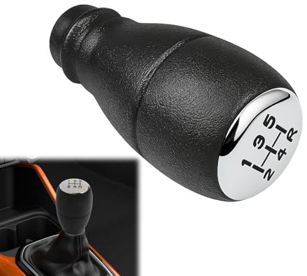 Huybaa Pommeau de levier de Vitesses Manuel 5 Vitesses pour Berlingo Partner Depuis 2002 pommeau boite de vitesse