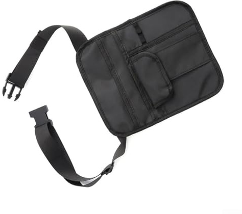 Adjustable Waist Pouch for Waiters, Multi Pocket Serving Apron Bag with Key Hook, Waiter Tool Organizer, Utility Waist Bag Nylon, Security Guard Equipment Carrier