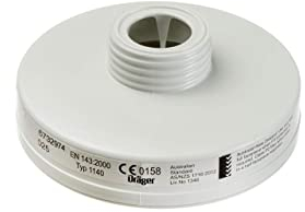 Dräger X-plore Rd40 Partikel-Filter 1140 P3 für Aerosole/Partikel | 1 STK. | Ersatzfilter für Voll- und Halbmasken X-plore 4740 und 6300