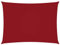 vidaXL Sonnensegel Oxford Stoff Rechteckig 3,5x5m Rot
