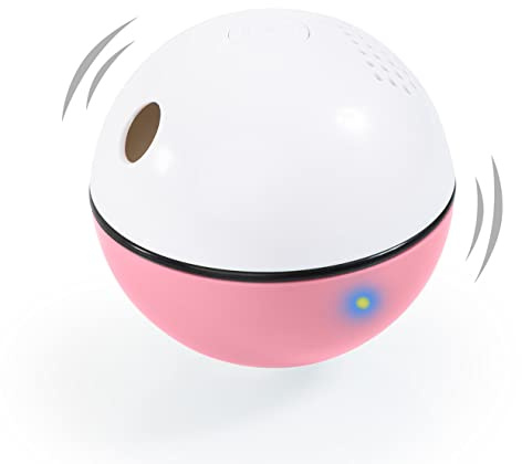 EDUPET 05067AC Katzenball elektrisch CAT Love, Katzenspielzeug interaktiv, Selbstbeschäftigung, Futterball, LED, USB-Kabel