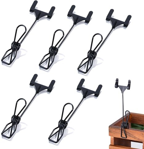 Porte Etiquette Metal, Porte étiquettes 5 Pièces Porte étiquette Support Carte pour Etiquette Prix Supermarché Boutique Paniers Boîte d'organisation