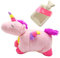 Cyiecw Unicorn Plüsch Wärmflasche Kuscheltier, 1 Liter Herausnehmbarer Innenbehälter Wärmflasche Tier, Cartoon Fluffy Wärmflasche mit Bezug, Weiches Handwärmer für Kinder und Erwachsene