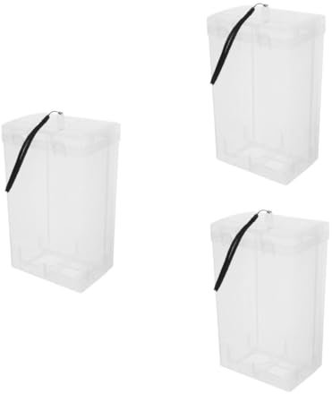 Angoily 3 Stück Box Wasserdichte Steckdose Schutzhülle Steckdosenabdeckungen Ladestation Dach Außenkabelabdeckung Wasserdichte Außensteckerabdeckungen Wetterschutzdach Pp Transparent