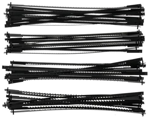 NIYATA Lot de 24 lames de scie à chantourner HCS - 133 mm - 10T 15T 18T 24T - Lame de scie à chantourner HCS pour couper, pour machines de scie sauteuse