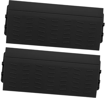 OATIPHO 2 Piezas Rampa para Robot Aspirador De Plástico Alfombrilla para Rampa De Umbral Tira De Plástico para Uso Puertas De Casa Garajes y Inclinadas para Limpieza