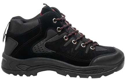 Mens Trekking and Trail Dek ONTARIO Boots - Black Synth.Nubuck/Textile, Mens UK 10 / EU 44