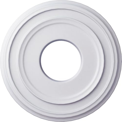 12 3/8OD x 4ID x 1 1/8P Classic Ceiling Medallion (Fits Canopies up to 7 1/4)