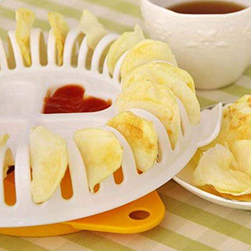 Bestland Mikrowelle Oven Baked Kartoffelchips Maker DIY Öl frei Homemade Device