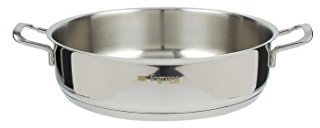 Tognana Vanitosa Tegame da 24 cm con 2 Manici, Acciaio Inossidabile, Argento