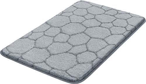 Kleine Wolke Badteppich Soapy, Nebel 60x 90 cm grau