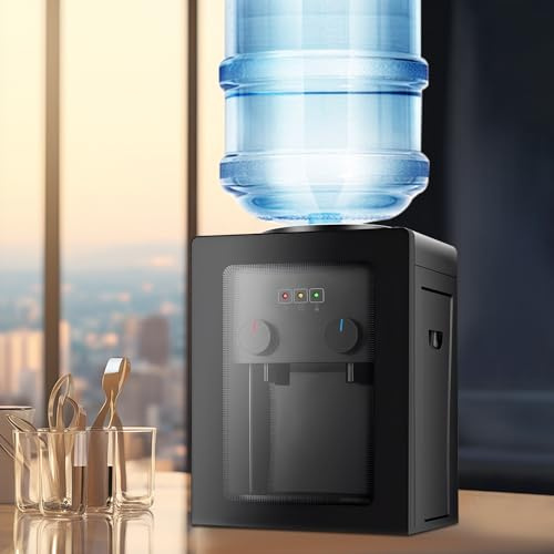 Electric Counter Top Water Dispenser Cold/Hot Water Boiler Dispenser per scrivanie da ufficio, tavolino da caffè bar e altri luoghi, 220 V, 550 W