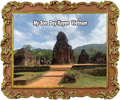 Imán para nevera con texto en inglés My Son Duy Xuyen, Vietnam