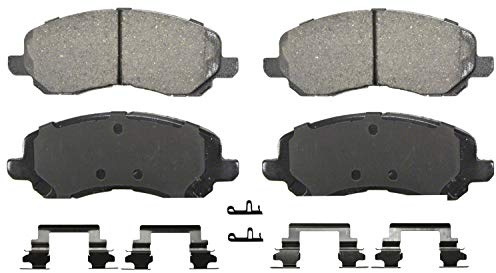 DRiV Wagner Disc Brake Pad Set - ZD866 - Ceramic Brakes for Car - Reduces Noise & Restores Braking Performance - Stainless-Steel Hardware - QS - Ceramic