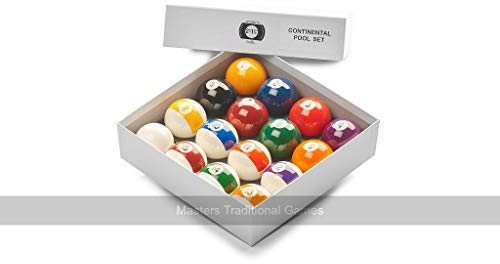 Aramith Screen Printed Pool Balls - 1 and 7/8 inch - Spots and Stripes
