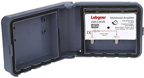 Masthead Amp 13-25Db Vari Red Comp, Plug Type UK, amplificatori antenna satellitare e distribuzione