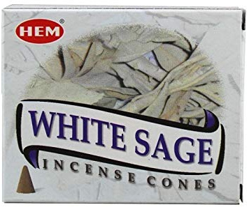 Hem - Cones ENCENS Sauge Blanche - Lot de 12 BOITES DE 10 Cones - Qualite SUPERIEURE