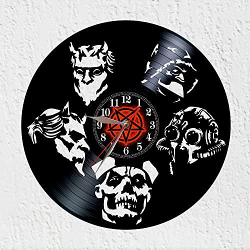 VINY WOODY Neue Uhr Schwedische Rockband Musik Heavy Metal Doom Metall Wanddekoration Vinyl Disc Uhr