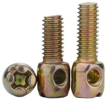 RKODRSMG M4 M5 M6 Croix Trou Tête en Acier Boulon À Oeil Plomb Joint Voiture Ampèremètre Tas Fil Compteur D'électricité Vis(M3,25mm (20pcs))