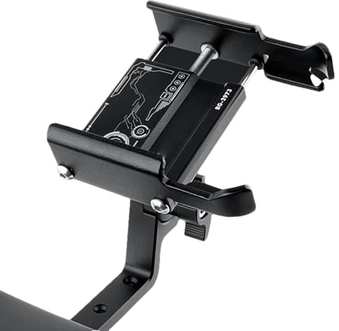 Soporte para bicicleta para smartphone | Rotación 360° Accesorios robustos, soporte para teléfono ajustable con cerradura segura | Compatible con manillares Scooter/Bicicleta 5,8-10 cm - Navegación