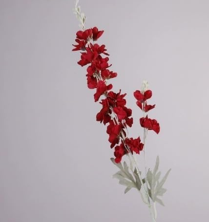 LiuJinE687 6 konstgjorda larksporre blommor, 2-gafflade larksporre hyacint, heminredning, bröllopsfotografering rekvisita, falska blommor (I)