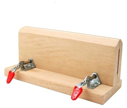 Handsömnad träklämma läder hantverk handsömnad klämma verktyg skrivbord horisontell träklämma för bälte sömnad gör-det-själv hästponny (träklämma – 4 stift)