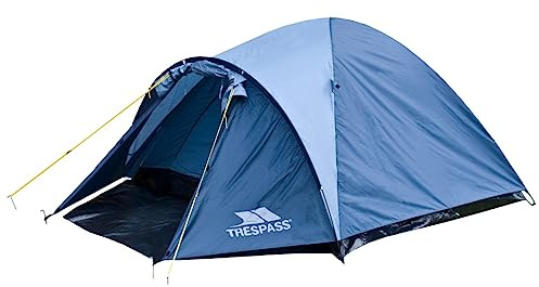 Trespass 4 Man Tent Double Skin Waterproof Camping Hiking Festival Ghabhar