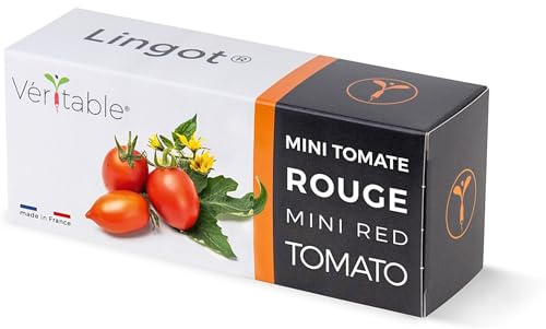 Mini Red Tomato Lingot® - compatible with Véritable® and Exky® Indoor Garden - Ready to use refills - Pre-seeded soil