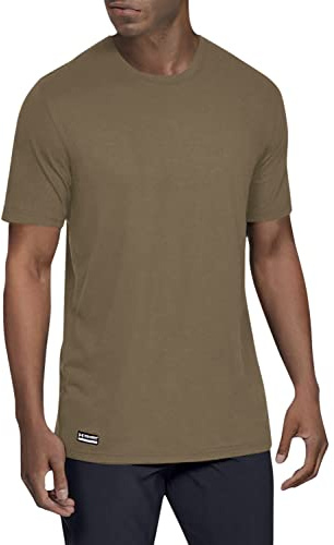 Under Armour Men's Tactical Cotton Tee, Plain T-Shirt for First Responders and Uniforms, Lightweight and Soft Men's T-Shirt