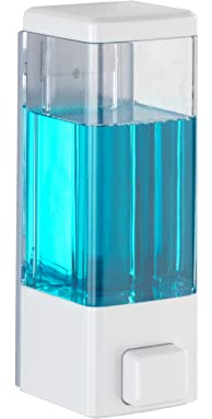 Wenko Dispenser per disinfettante e sapone, bianco