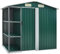 Home Items, Gartenhaus mit Gestell, grün, 205 x 130 x 183 cm, Eisen, Anzugmöbel