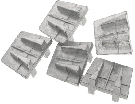 AKOOSY 5pièces Cales Métalliques Coniques Pour Poignées De Hache De Remplacement Pour Coin De Marteau Accessoires De Fixation Pour Manche De Hache