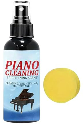Pulitore Spray per Tasti di Pianoforte - Lucido Brillante per Pulire Tasti - Flacone da 100ml Rimuove Impronte per Eventi Musicali e Aule