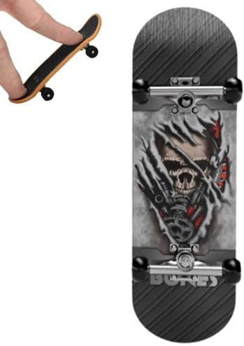 Zyntora Professional Finger Skateboard | Finger Toys With Premium Grip Tape & Working Trucks | Tiny Skateboard Fingerboard For Educational Toys, Party Favors | Novelty Toy For Girls Boys Gift