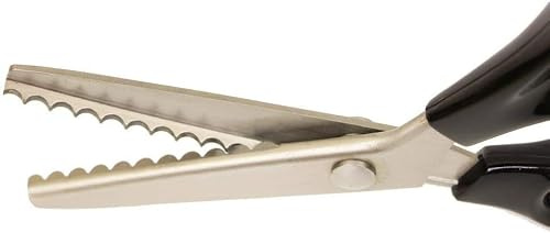 Stainless Steel Scissor Scissor Versatile Scissors for Leather, Fabric and Paper Wave Shape 7mm