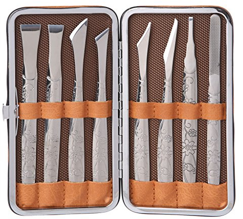 8PCS Callus Rasp File & Shaver Foot Hard Tough Skin Corn Remover Pedicure Tool