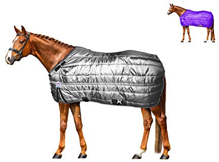 Derby Originals Nordic-Tough 420D Reflective Horse Stable Blanket – Mediumweight 200g Insulation, Breathable, West Coast Winter Coverage