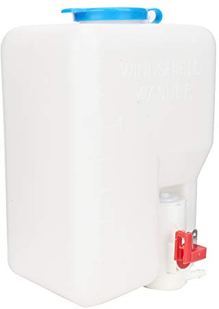 KIMISS Scheibenwaschpumpe, Universalwaschanlage Kit Reinigungspumpe 12V 1.8L Scheibenwischerbehälter