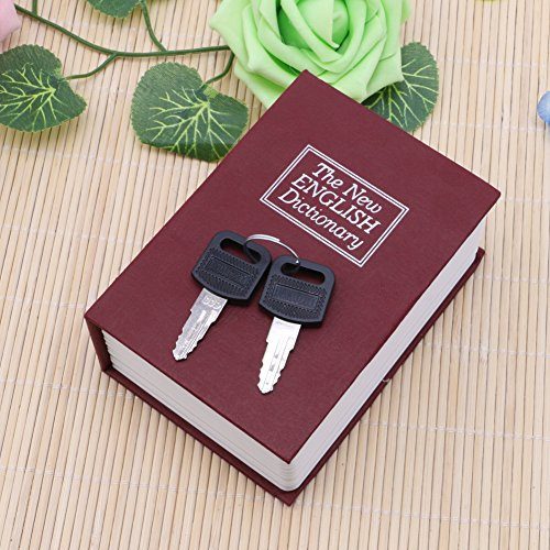 Buchtresor Aufbewahrungsbox Safe Box Schloss Buch Sicherheitsschloss Aufbewahrungsbox Buch versteckter Safe