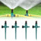 Ayizhiniu 4pcs 360° Drehbarer Gartensprenger, Rasensprenger, Wassersprenger Einstellbar Automatische, Sprinkler für Garten Rasenbewässerung, Gilt für Gärten, Rasenflächen Gemüsegärten