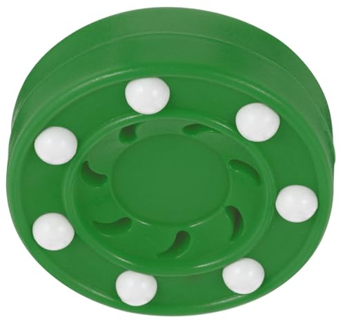 BESTonZON Palet d'entraînement de hockey sur roulettes professionnel avec surface lisse pour des tirs précis et des passes rapides, palet de hockey de rue durable pour hommes et femmes