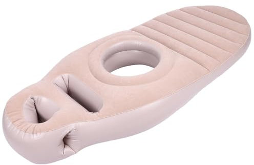 WOHPNLE Cojín Embarazada, Almohada de Amamentación para Dormir De Lado con Agujero De Vientre De 165 Cm, Discos de Lactancia Multifuncional PVC para Dormir, Piscina Flotando, Yoga Y Relajación