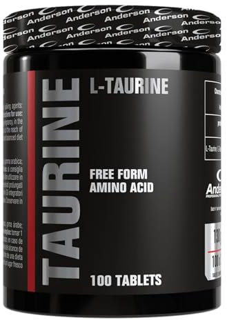 Integratore Anderson Taurine 100 Cpr Taurina 1000 mg per compressa